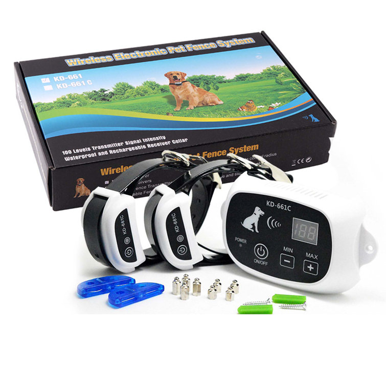 TiramisuBest Wireless Dog Electric Fence Wayfair